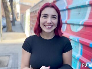 PutaLocura - Torbe convinces breasty redhead model Judiyu in Caught