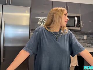 Banging My step Brothers Hawt Blond Girlfriend - Khloe Kapri - FantasyPOV