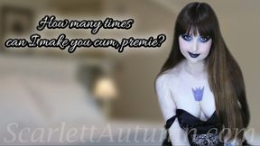 How many times can I make you cum, premie? - MP4 HD 1080p