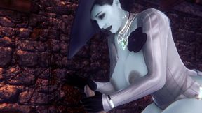 lady dimitrescu blowjob - resident evil village hentai prody