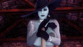lady dimitrescu blowjob - resident evil village hentai prody