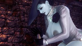 lady dimitrescu blowjob - resident evil village hentai prody