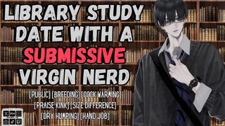 Library Examine Encounter With A Enslaved Virgin Geek - Masculine Bellowing Audio Roleplay