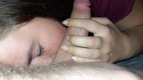 Sneaking into step sisters room for suck and fuck