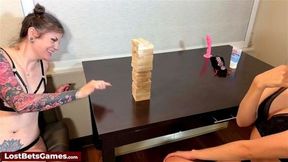 Daphne and Liss brought a thrilling edge to Truth or Dare Jenga