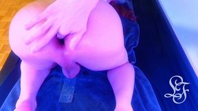 depositing loads of eggs inside my tranny hole