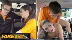 Hot teen gets cheated on in 'driving school' seduction with predatory instructor, raw and real nasty
