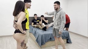 &ldquo_Extreme Double Penetration Debut &ndash_ 1 Girl Destroyed by 6 Guys&rdquo_