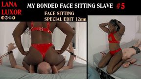 LANA LUXOR in sexy RED PVC BIKINI SITS on the FRENCH SLAVE's FACE (ASS SMOTHER edit) HD 1080p