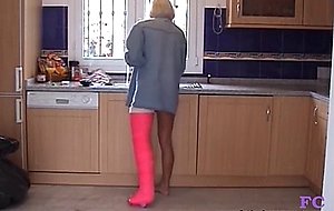 Fetish-concept presents: maxi in gips