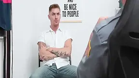 Young Punk Gets Plowed By Muscle Security Guard With Jj Knight And Zak Bishop