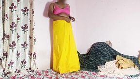 MADHU LAILA saree strip tease