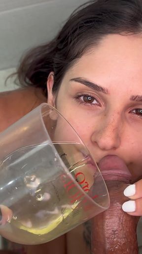 Eyes on You: Pee and Cum in My Mouth
