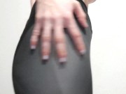 JOI in yoga pants w pussy and ass!