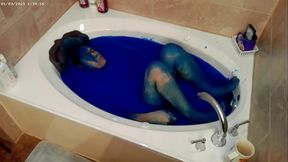 Ultimate Blue Slime Bath 4K HD Ultra TEMU Camera Edition