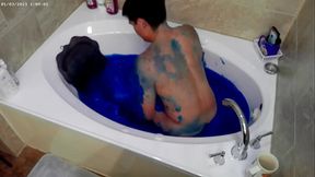 Ultimate Blue Slime Bath 4K HD Ultra TEMU Camera Edition