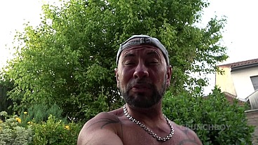 FRENCH BOY FUCKED RAW IN PUBLIC PARL BY POLICEMAN