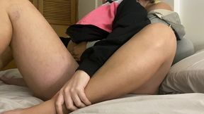 we re having a sleepover and we can t resist the urge to touch each other