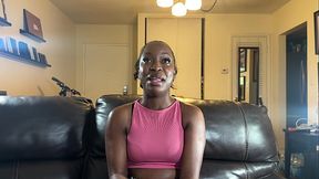 Curvy amateur babe Lilie sucks and rides black cock