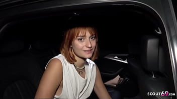 Fuck in Car with Stranger - German Ginger Dolly Dyson need Sex
