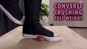 Full Weight Cock Crushing in High Converse Shoes (Slave POV Version) - Tamystarly - Cock Balls Crush Trample, CBT, Bootjob, Trampling, Shoejob, Stomping