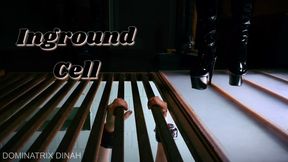 The prisoner in the inground cell