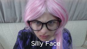 My Stepsister makes silly faces and ahegao faces and then gives virtual handjobs and humiliates me by saying that if you don't like it, you shouldn't watch it, and that this is how she does her everyday life, she does this every day, even during sex,