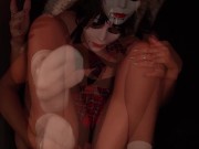 Footjob/Sockjob Cumshot Compilation #3 - Ava Brooke