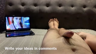 Hot squirming pleasure [12:40] and post orgasm torture. Playing cockhero