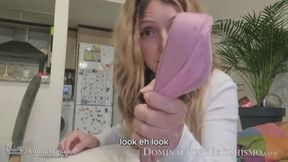 TOP SLIPPER POV Punishment with the slipper for smoking