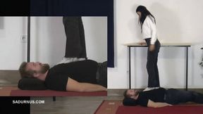 Slave under the feet of Mistress Natasa mp4 Sock PP