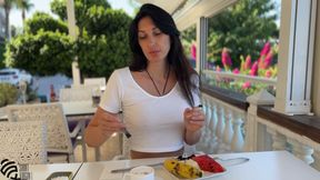 Walk to the sea. Hot sex. pov