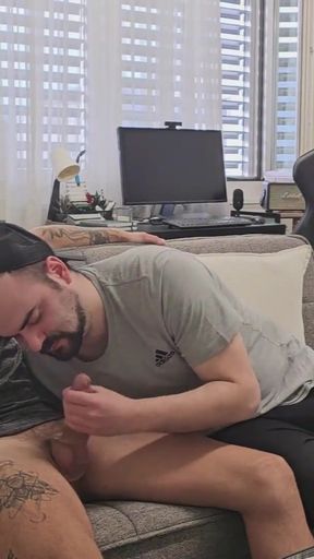 Epic moment from "Straight Hot Guy from the gym convinced"