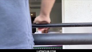 Hot latin hotel employee gets his tight hole pounded by muscular latino octavio: anal fun with young twink