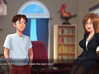 Vivienne office scene - summertime saga