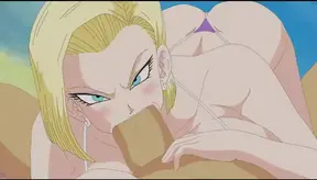 Android Quest for the Balls - Dragon Ball Part 4 - Android 18 and the Big Boobs