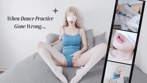 Ballet Leotard MILF's White Pantyhose Dance Practice Gone Wrong