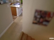 ❤️TeamSkeet - Busty MILF Savannah Bond Caught Stepson Jerking Off And Helped Him Unload His Cum