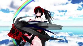 [MMD] Kurumi - Kiss Me 愛してる [R-18]
