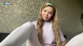 Morning Solo Pleasure: A Petite Blonde's Intimate Moment