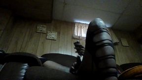 ts nitra playing with bbc on phone