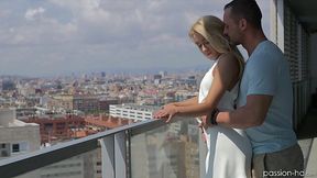 Gorgeous babe Katrin Tequila enjoys having sex after massage session