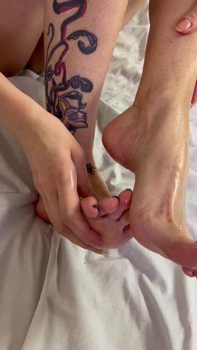 Oil Feet and Long Toes