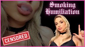 Humiliation Smoking (Beta Safe Censored Loser Porn)