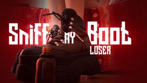 Sniffing my boots JOI - Aroma - boots JOI - femdom - mistress - sneakers - goth girl
