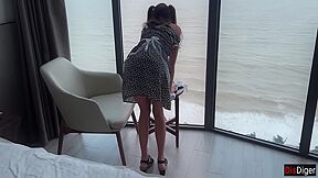 Time Stop With Maid Hotel Room Service Huge Creampie 25 Min