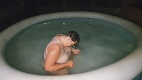Wet T-shirt in Midnight Swim