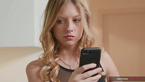 Skinny girl asks to borrow boyfriend's big shaft for her tight ass