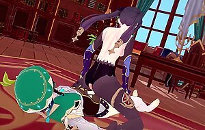 Genshin impact - Venti fuck Mona