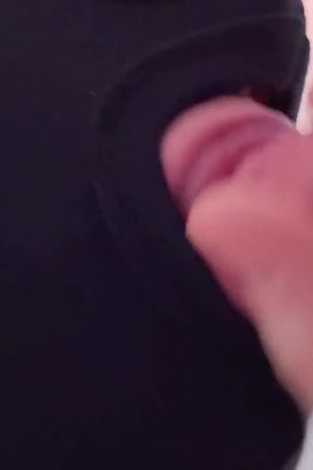 Barely Legal Cock at the Gloryhole - and It Won&#039;t Stop Dripping